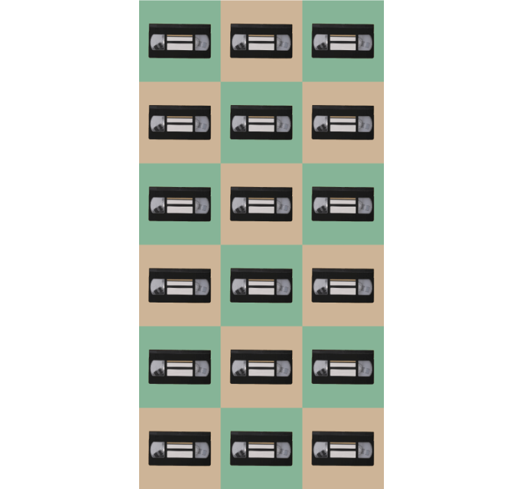 Retro páskový vzor Roletový rok - TenStickers