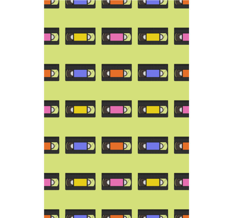 Retro videokazety Roleta Geek - TenStickers