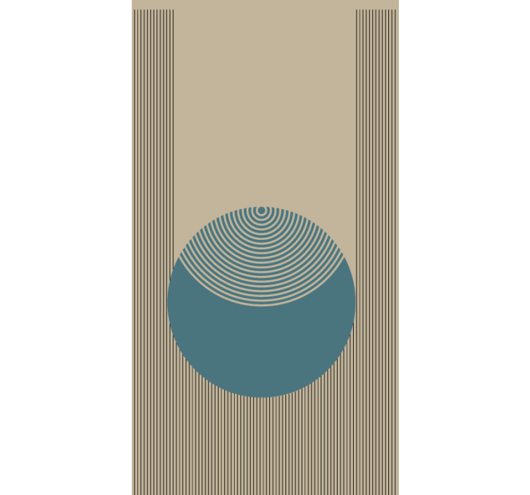 Geometrické barvy země moderníroleta - TenStickers