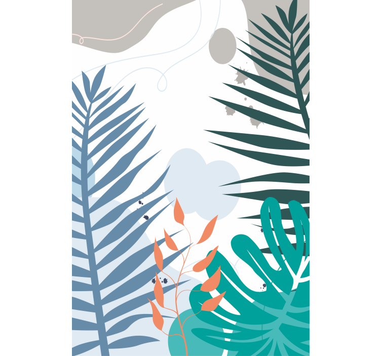 Tropické velké listy Roleta Květiny a rostliny - TenStickers