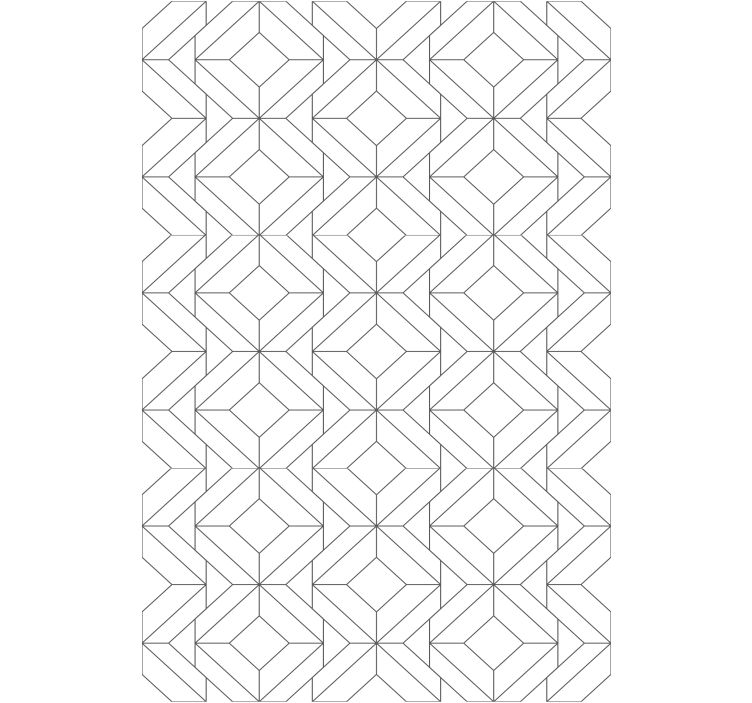 Bloky geometrických tvarů Moderní roleta - TenStickers