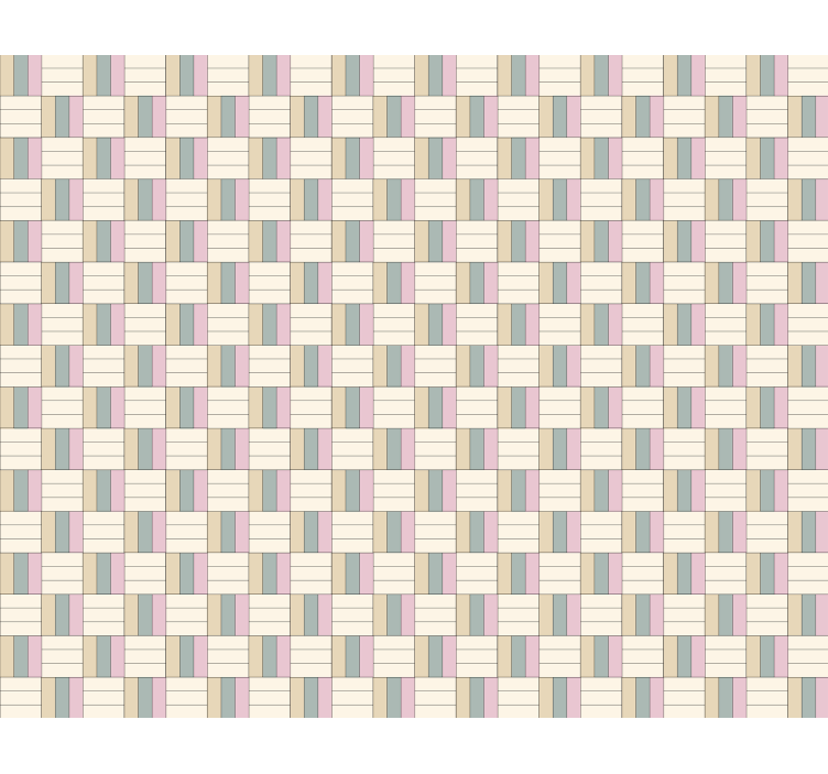 Geometrické tématické kompozice Roleta textura a vzor - TenStickers