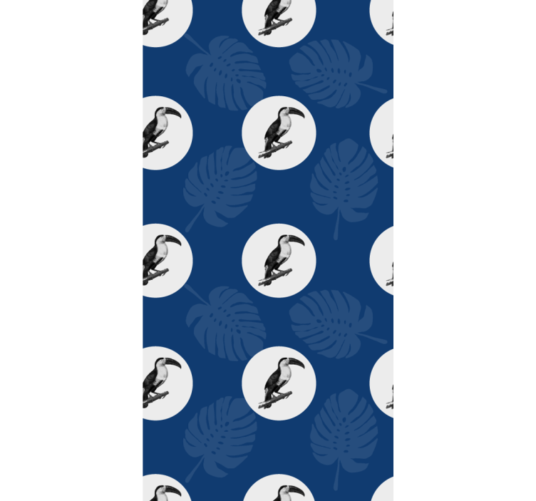 Tropický tukan vzor zvířecí roleta - TenStickers