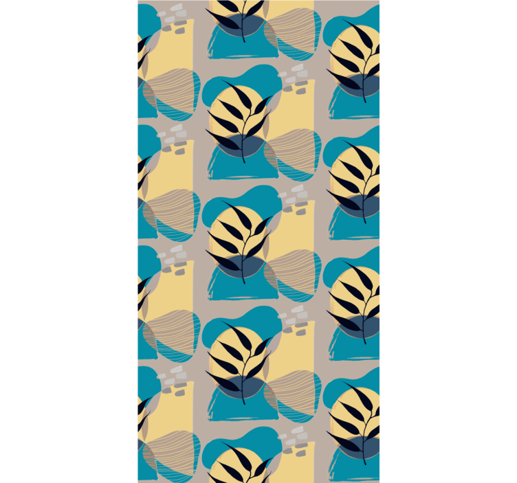 Stylizované tropické listy Roleta Květiny a rostliny - TenStickers