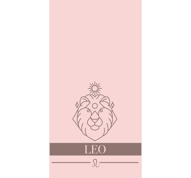 Symbol zvěrokruhu lva Originální roleta - TenStickers