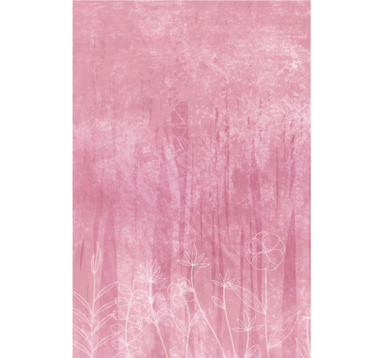 Květinový design siluety Roleta Květiny a rostliny - TenStickers