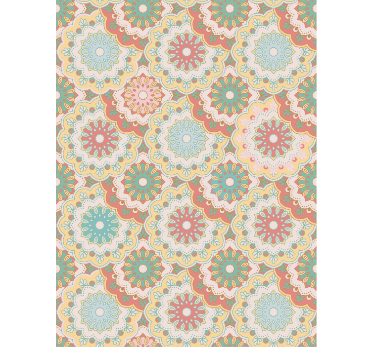 Látková roleta ve stylu "granny chic". - TenStickers