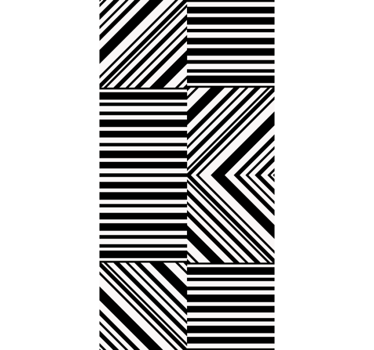 Roleta s černým potiskem zebry v kosmopolitním stylu - TenStickers