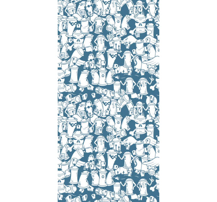 Graffiti plechovky teenagerroleta - TenStickers