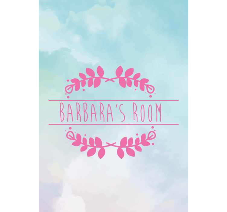 Personalizované žaluzie jméno dětský pokoj - TenStickers