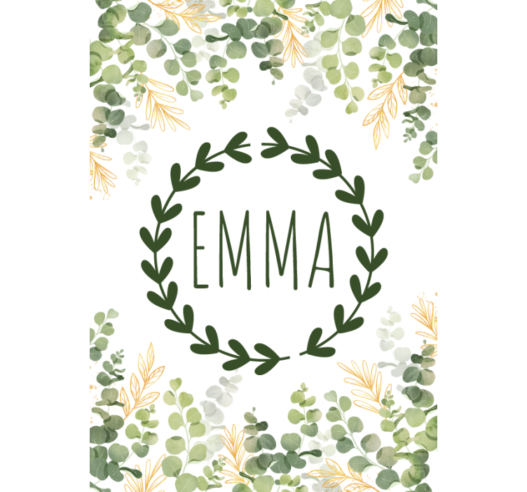 Vlastní věnec z vavřínů roleta dětský pokoj - TenStickers