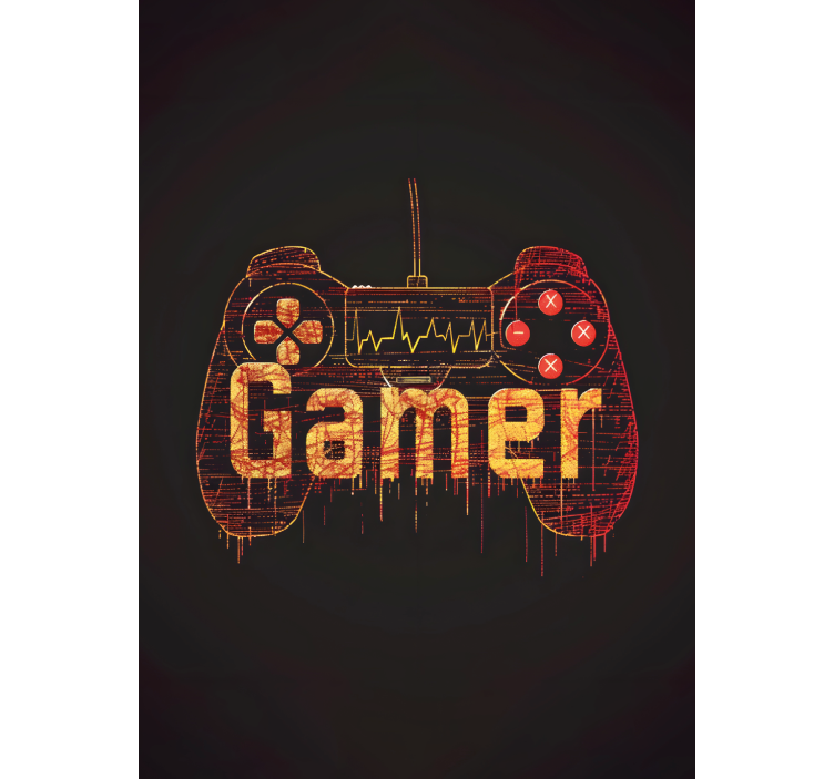 Tlukot srdce hráče Roleta Geek - TenStickers