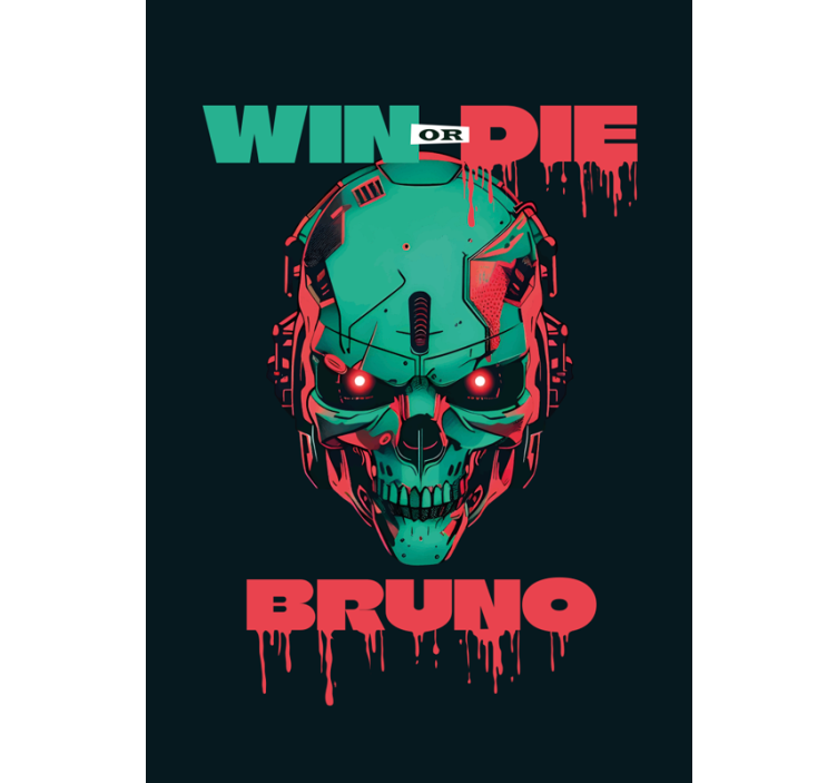 Kybernetická lebka se jménem Roleta Geek - TenStickers