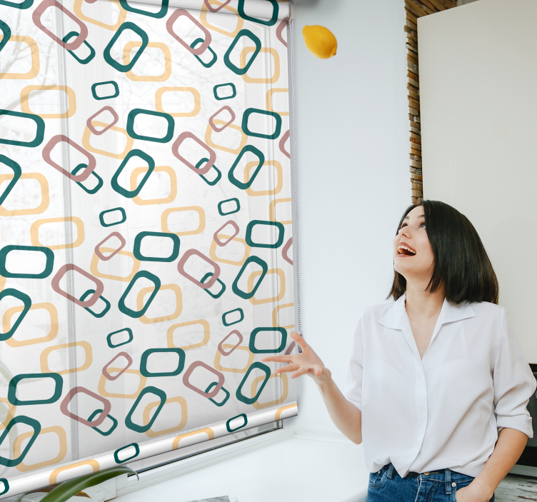 Abstraktní nepravidelné formy nordic blind - TenStickers