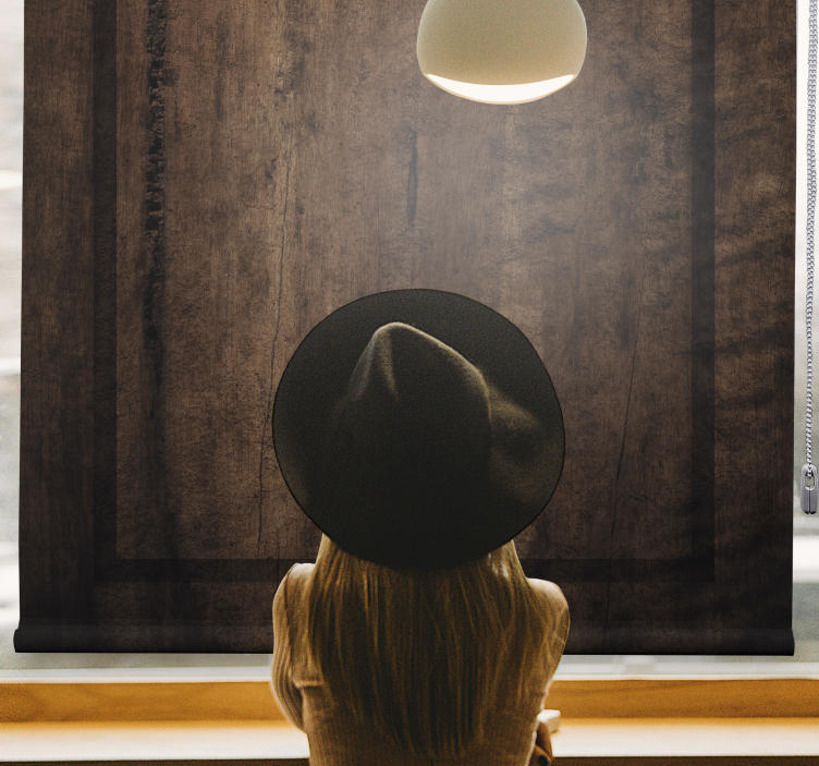 Rustikální roleta z dřevěného prkna - TenStickers