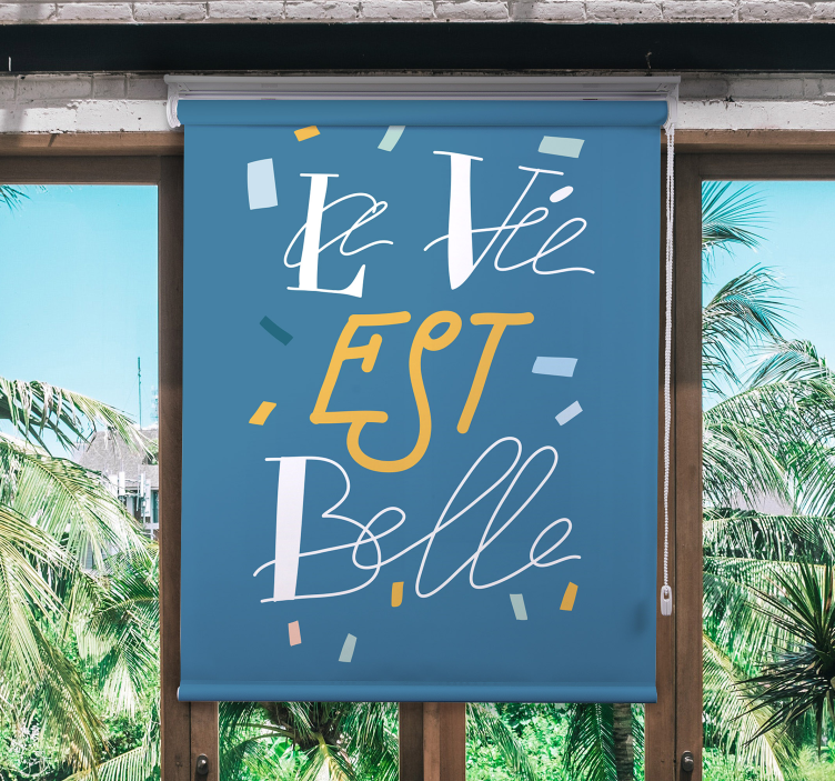 Elegantní textová ložniceroleta - TenStickers