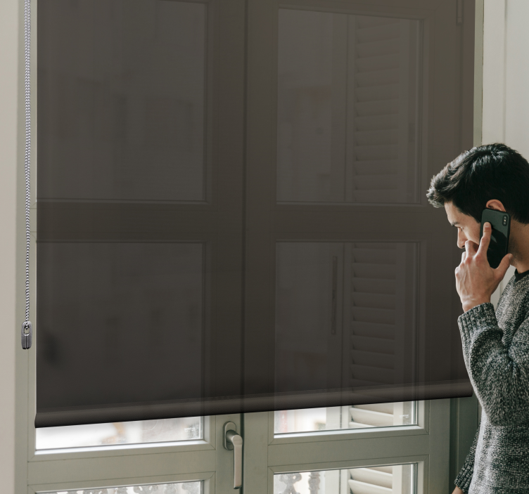 Elegantní tmavý obal zatemňovací roleta - TenStickers