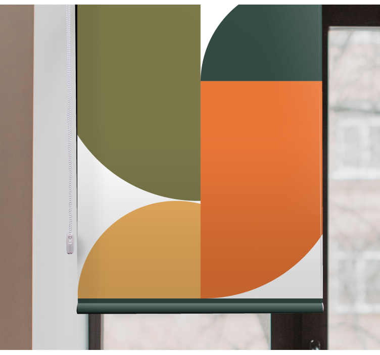 Fúze geometrických tvarů Moderní roleta - TenStickers