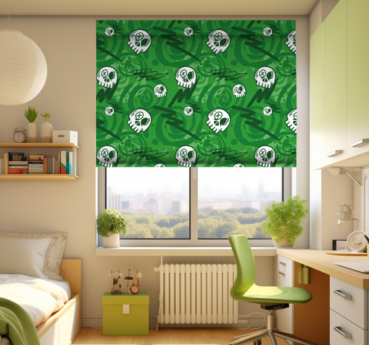 Graffiti lebky Roleta pro teenagery - TenStickers