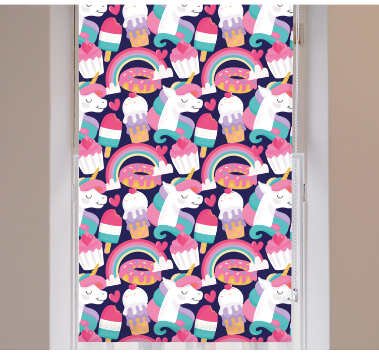 Kouzelné stvoření vzor Zábavní roleta - TenStickers