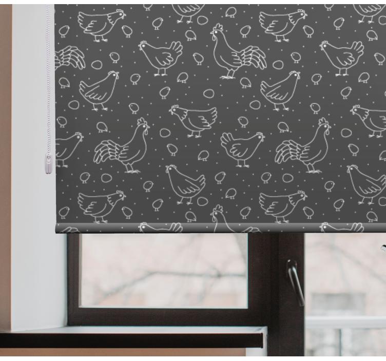 Kuřata a vejce zvířecí roleta - TenStickers