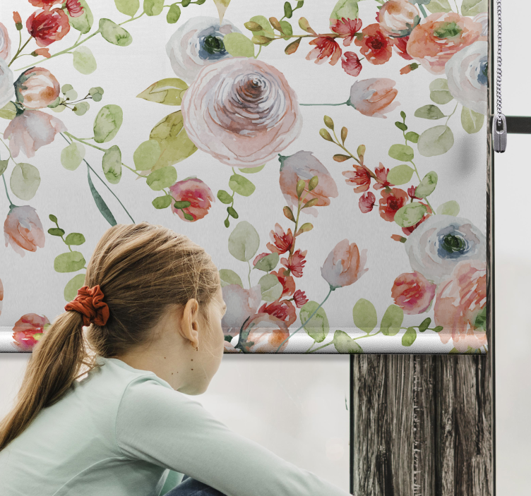 Květinové větve klasickéroleta - TenStickers