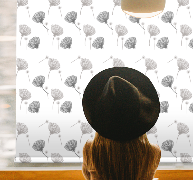 Luční květiny nordic blind - TenStickers