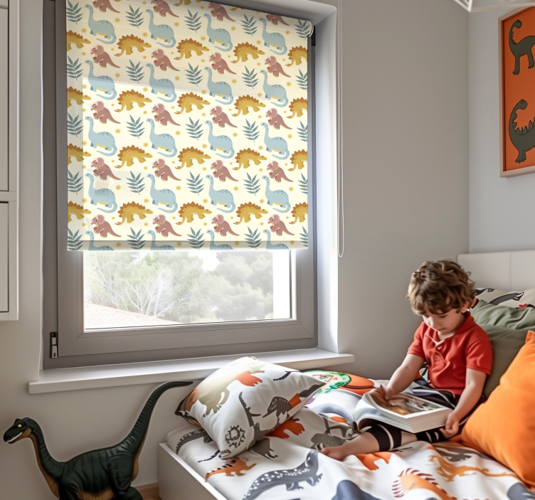 Minimalistický styl Roleta dinosaurus - TenStickers