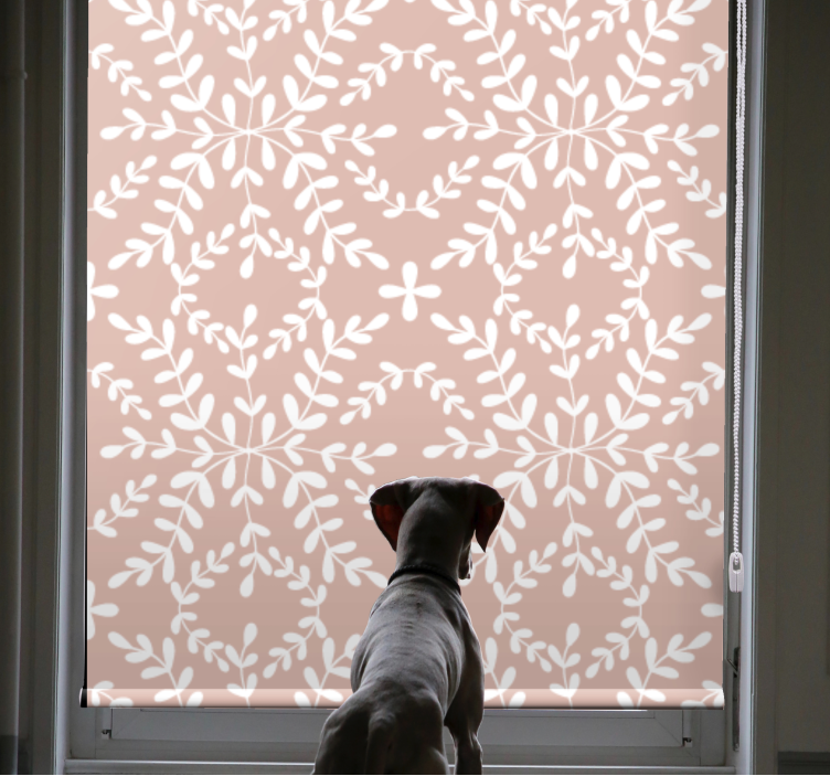 Motiv botanických listů Roleta Květiny a rostliny - TenStickers