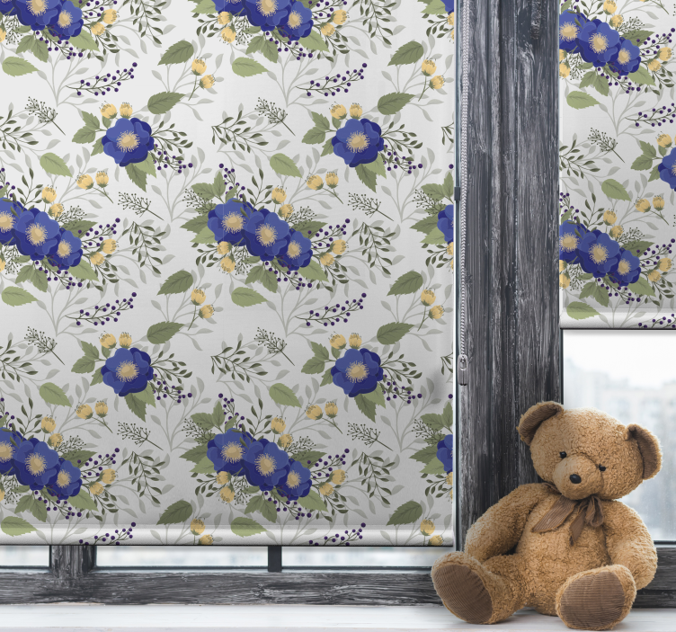 Multiflowers classic blind - TenStickers