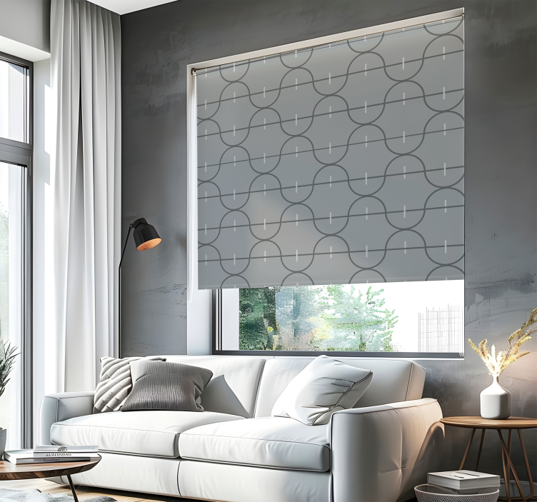 Nepravidelný pruhovaný vzor Elegantní roleta - TenStickers