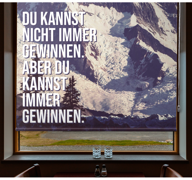 Ponořit vrcholky hor gewinnen Roleta Kancelář - TenStickers