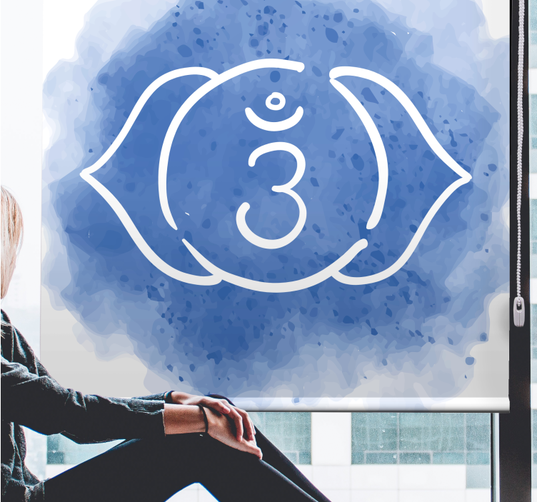 Posvátný symbol om Roleta - TenStickers