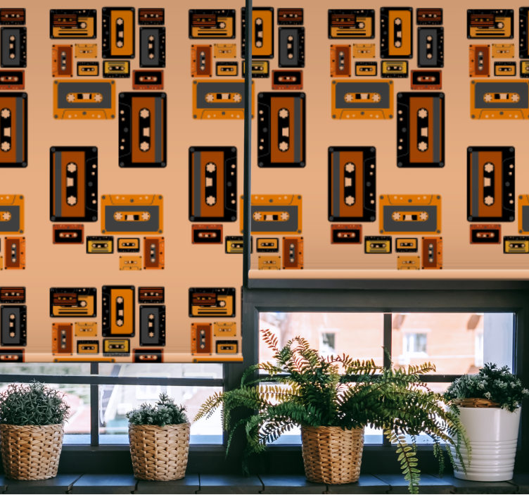 Retro kazety Roletový rok - TenStickers