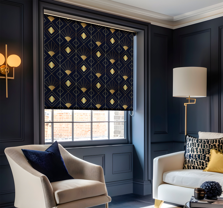 Stylu art deco Elegantní roleta - TenStickers