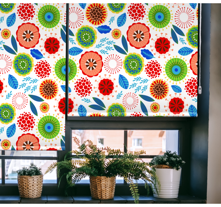 Vícebarevný polský květroleta - TenStickers