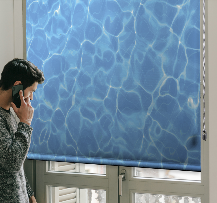 Vodní textura a vzorroleta - TenStickers