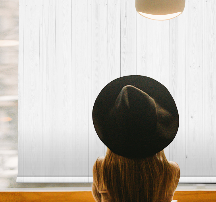 šedá dřevěná prkna Moderní roleta - TenStickers