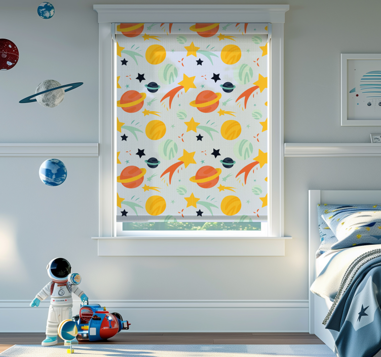 Vzor planet Zábavní roleta - TenStickers