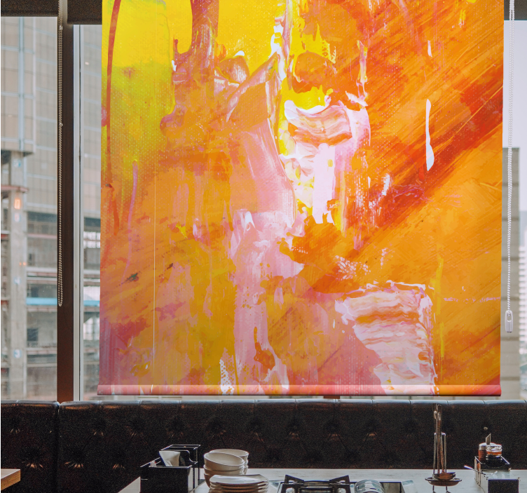 Zářivé abstraktní šplouchání Roleta textura a vzor - TenStickers