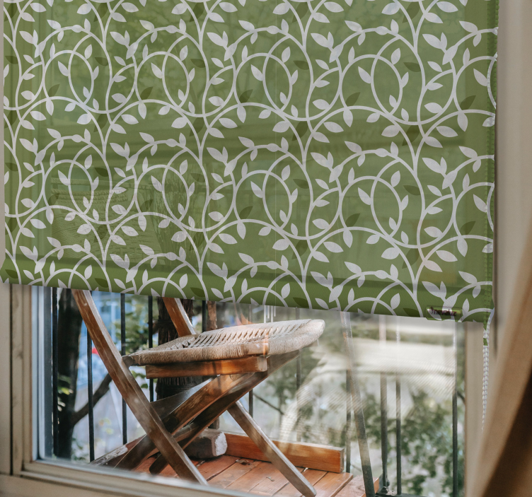 Zelené rostliny elegantníroleta - TenStickers