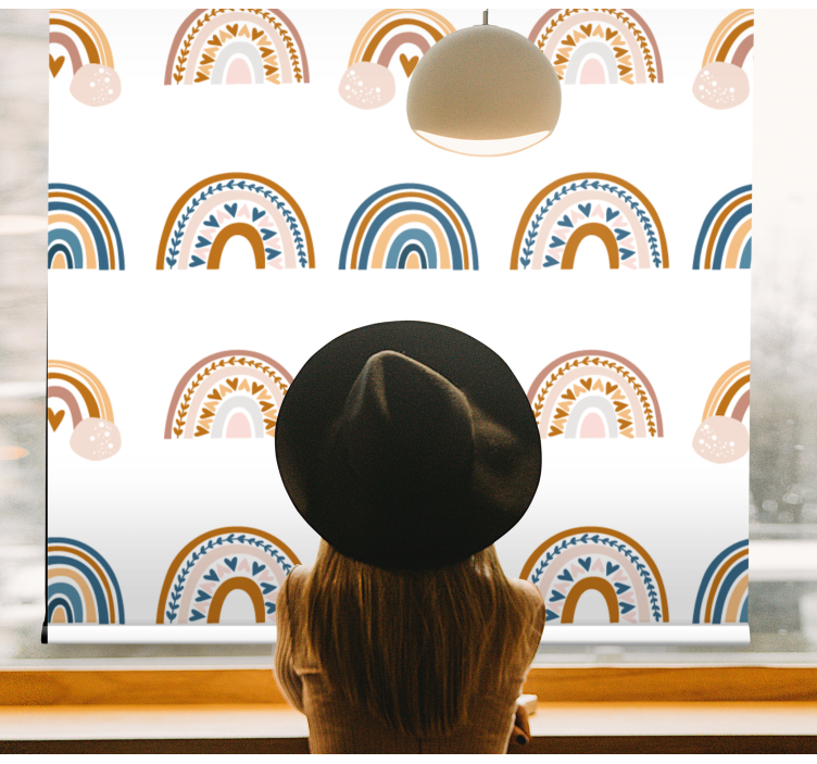 Severské duhové motivy Roleta děti - TenStickers