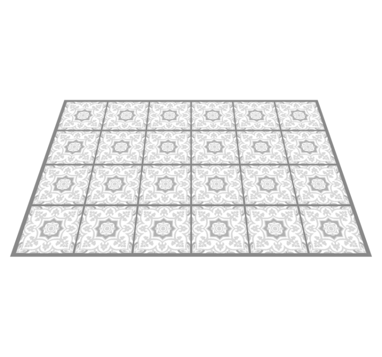 šedé tóny originální prostírání - TenStickers