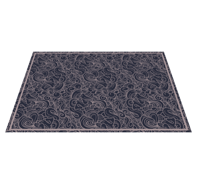 Abstraktní paisley tiskne prostírání na paisley - TenStickers