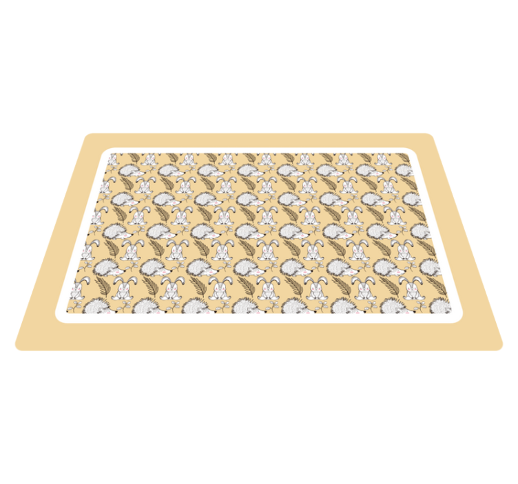 Dětské prostírání s roztomilými kreslenými postavičkami - TenStickers