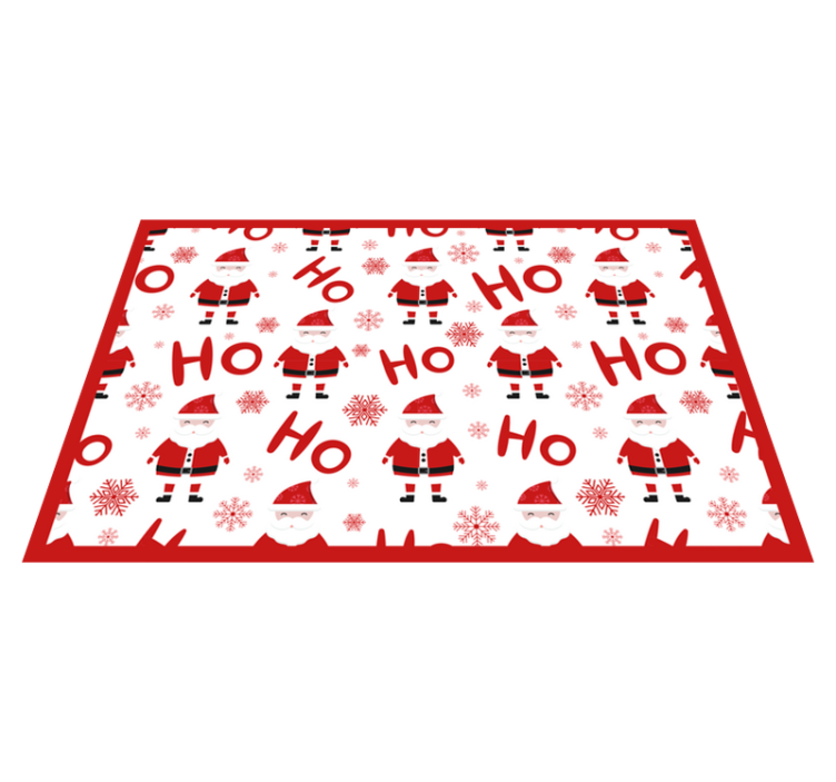 Santa claus a hohoho vánoční prostírání - TenStickers