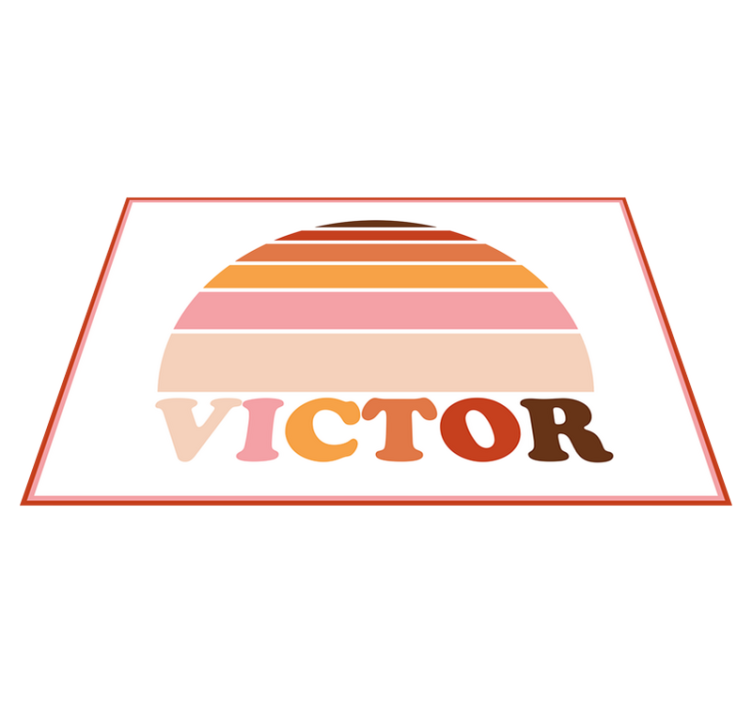 Prostírání se jménem na míru - TenStickers