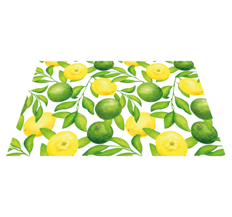 Citrony a limetky citrusové prostírání - TenStickers