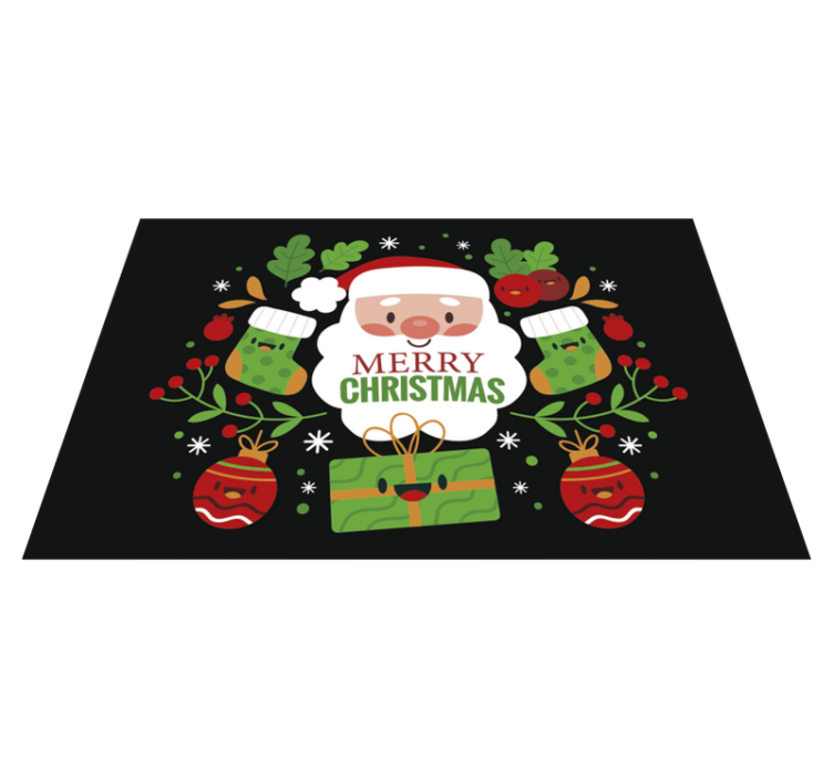 Vánoční prostírání santa claus - TenStickers