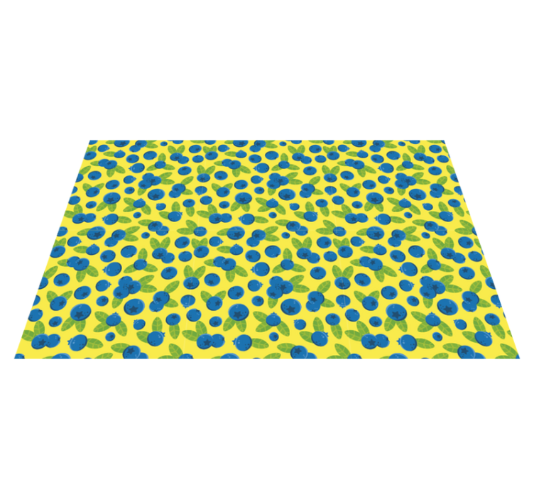 Originální prostírání s barevným vzorem borůvek - TenStickers